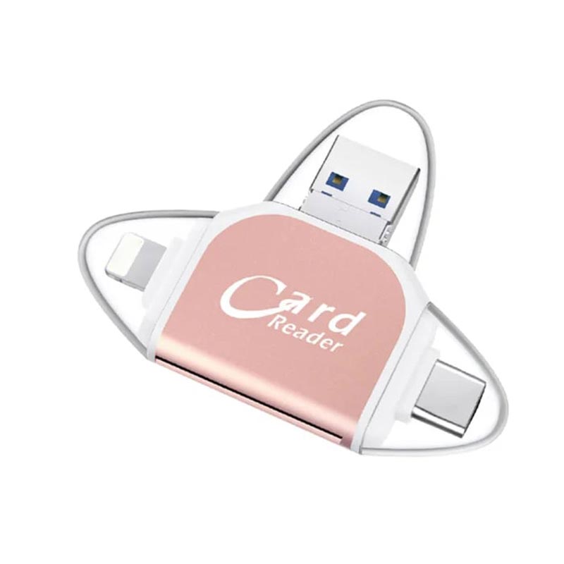 Multi-Port 4 in1 Universal SD TF Kartenleser