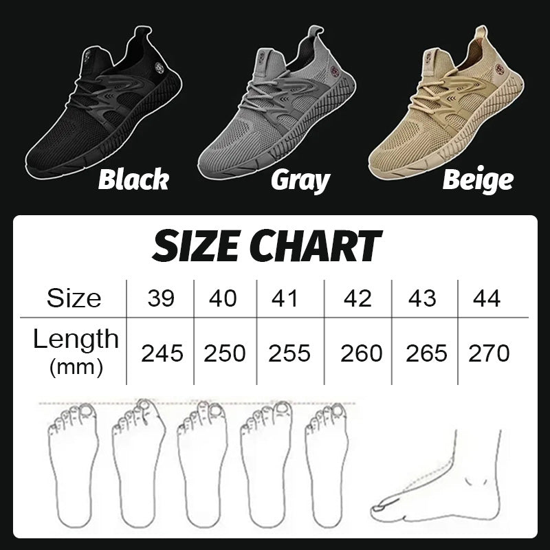 🔥Neue Produkte Zeitlich begrenztes Angebot 🔥Trendige atmungsaktive, leichte und rutschfeste Herren-Sneakers