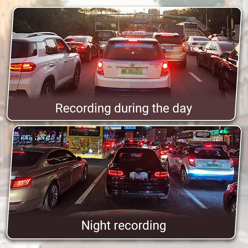 12" 4K Front- und Heck-HD Nachtsicht-Dashcam