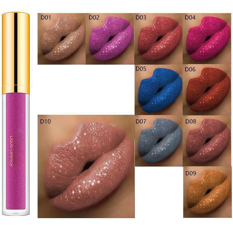 💄1 KAUFEN 1 GRATIS🎁Metallischer flüssiger Diamant-Glitter-Lippenstift