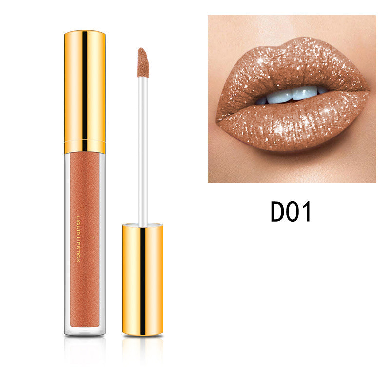 💄1 KAUFEN 1 GRATIS🎁Metallischer flüssiger Diamant-Glitter-Lippenstift