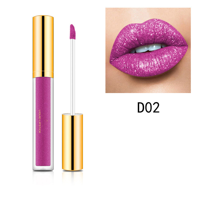 💄1 KAUFEN 1 GRATIS🎁Metallischer flüssiger Diamant-Glitter-Lippenstift