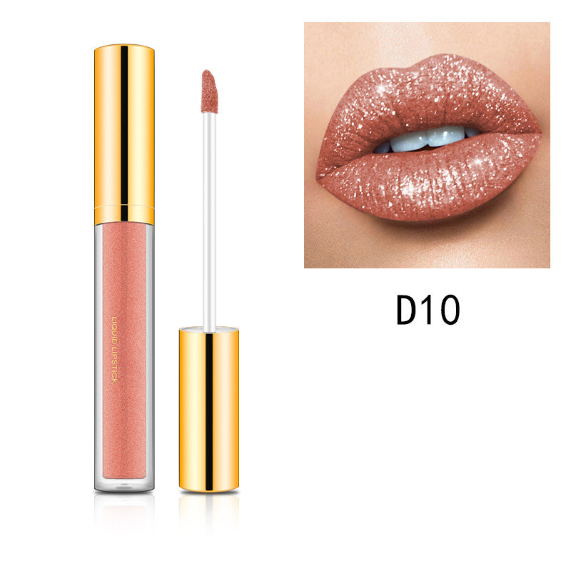 💄1 KAUFEN 1 GRATIS🎁Metallischer flüssiger Diamant-Glitter-Lippenstift