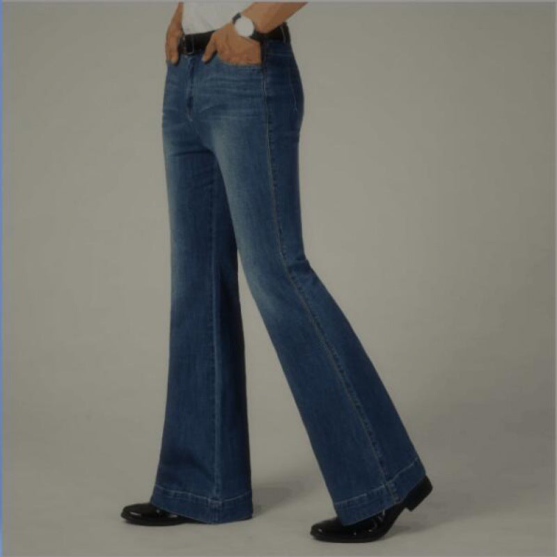 Sommer Atmungsaktive Damen Mid Waist Wide Leg Flared Pants