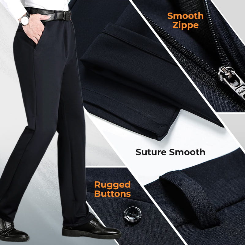 👔Mehr Auswahl an hochwertiger Herrenmode-Fliwos Herren-Stretch-Anzughose