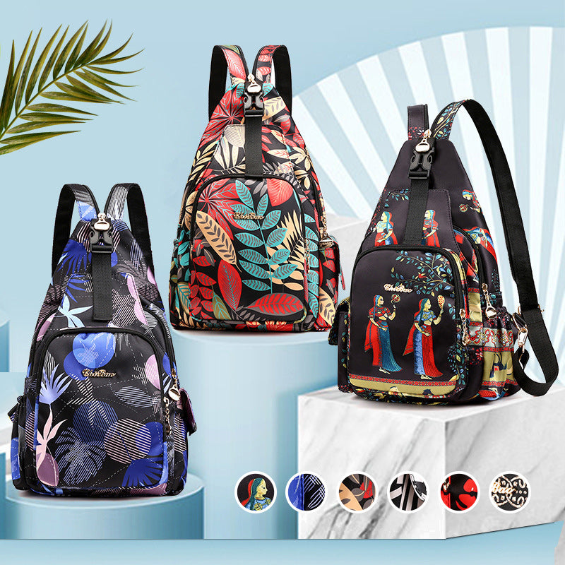 Multifunktionaler, bedruckter Rucksack, leicht und wasserfest