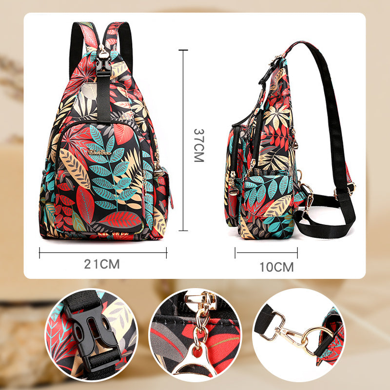 Multifunktionaler, bedruckter Rucksack, leicht und wasserfest
