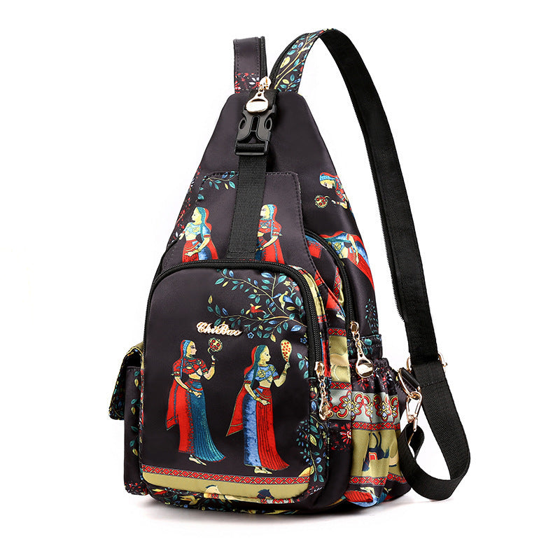 Multifunktionaler, bedruckter Rucksack, leicht und wasserfest