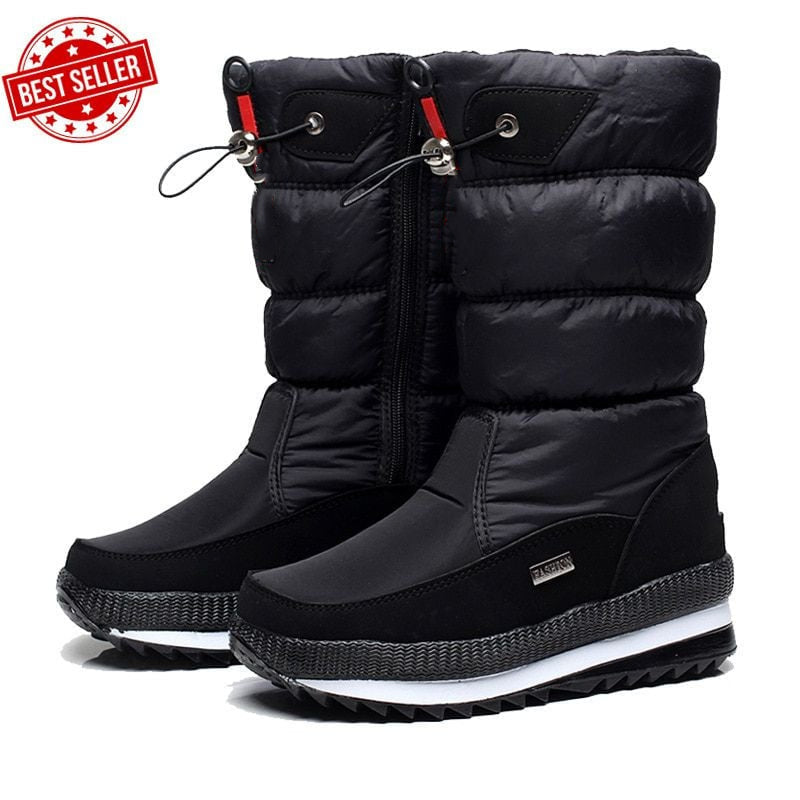 💥Saisonunabhängiger Lagerräumungsverkauf💥Hochwertiger, rutschfester und wasserdichter Schneestiefel aus Kunstfell für Damen