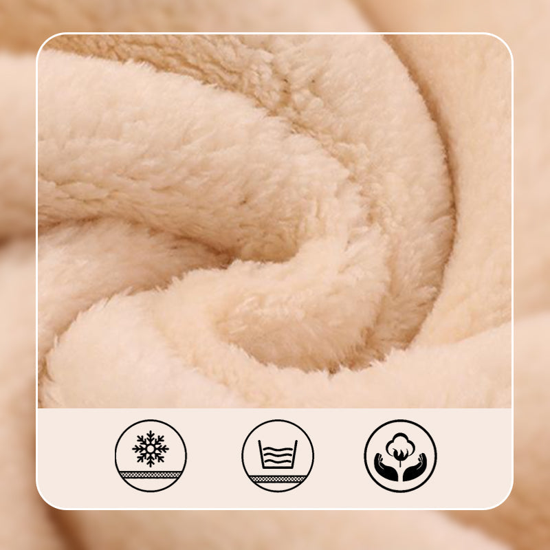 Kuschelige Fuzzy-Jacke in Übergröße mit Reißverschluss und Stehkragen für Damen