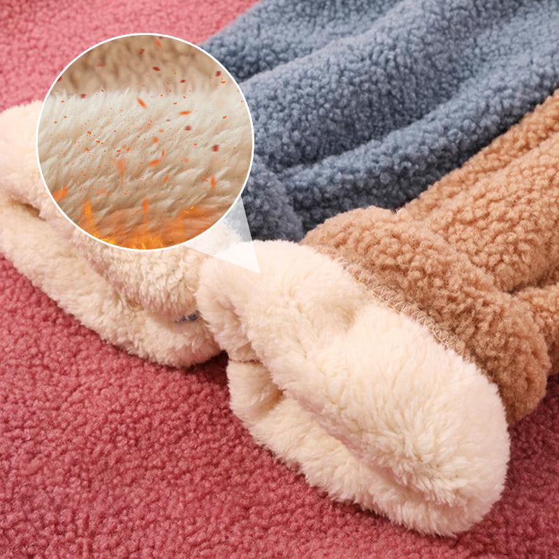 Kuschelige Fuzzy-Jacke in Übergröße mit Reißverschluss und Stehkragen für Damen