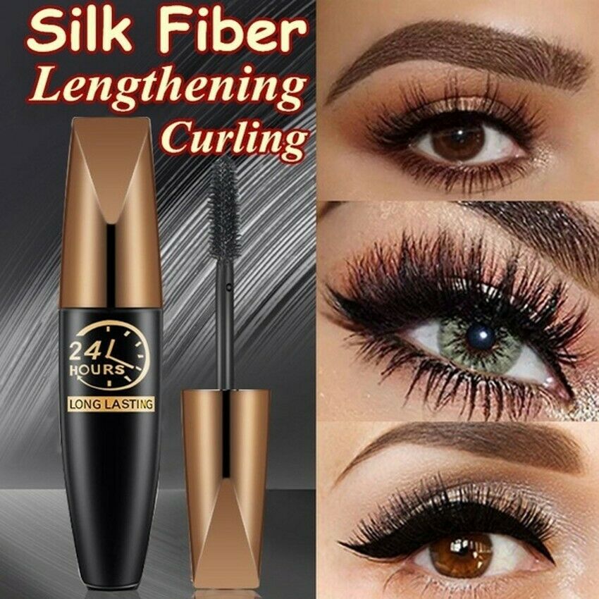 đ„ Kaufen Sie 1 und erhalten Sie 1 gratis đ„ Wasserfeste Mascara mit dicker Seidenfaser zur VerlĂ€ngerung der Wimpern