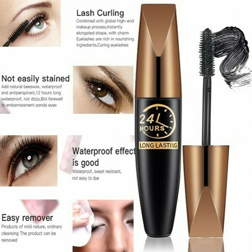 đ„ Kaufen Sie 1 und erhalten Sie 1 gratis đ„ Wasserfeste Mascara mit dicker Seidenfaser zur VerlĂ€ngerung der Wimpern