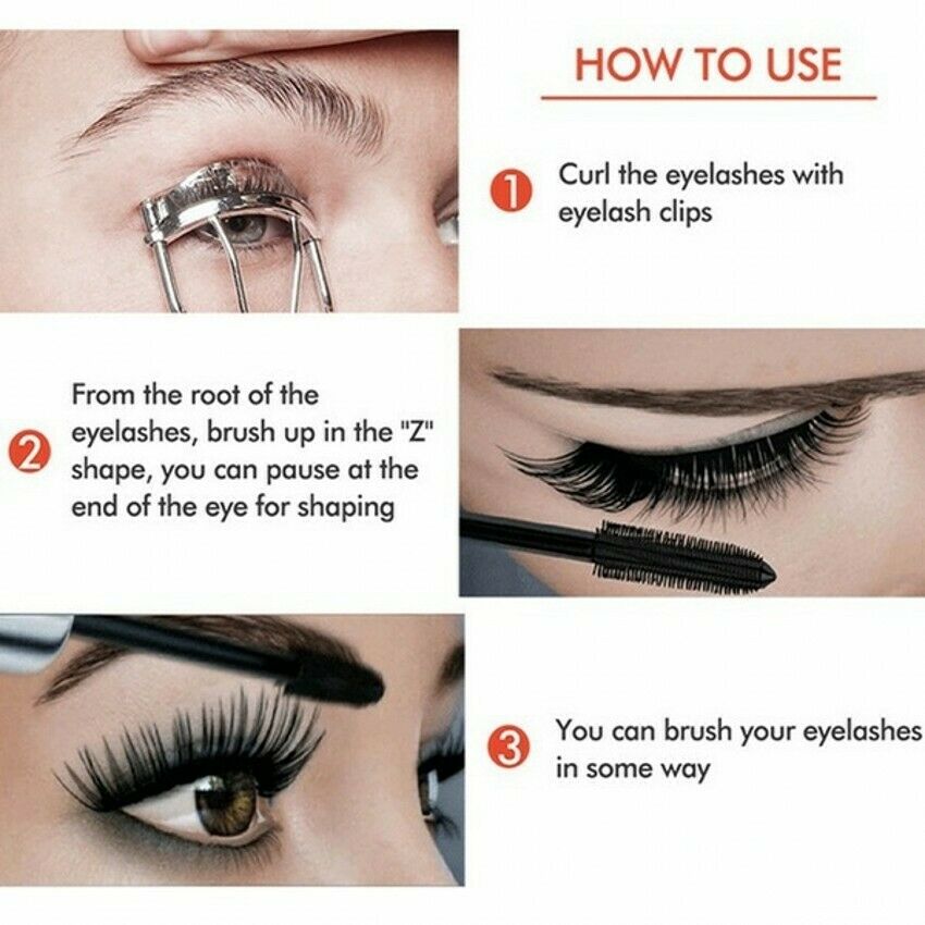 đ„ Kaufen Sie 1 und erhalten Sie 1 gratis đ„ Wasserfeste Mascara mit dicker Seidenfaser zur VerlĂ€ngerung der Wimpern