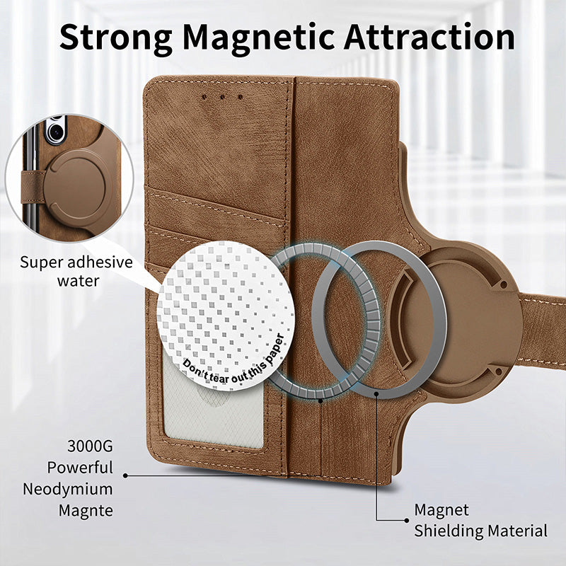 Abnehmbare magnetische Brieftasche für das Handy