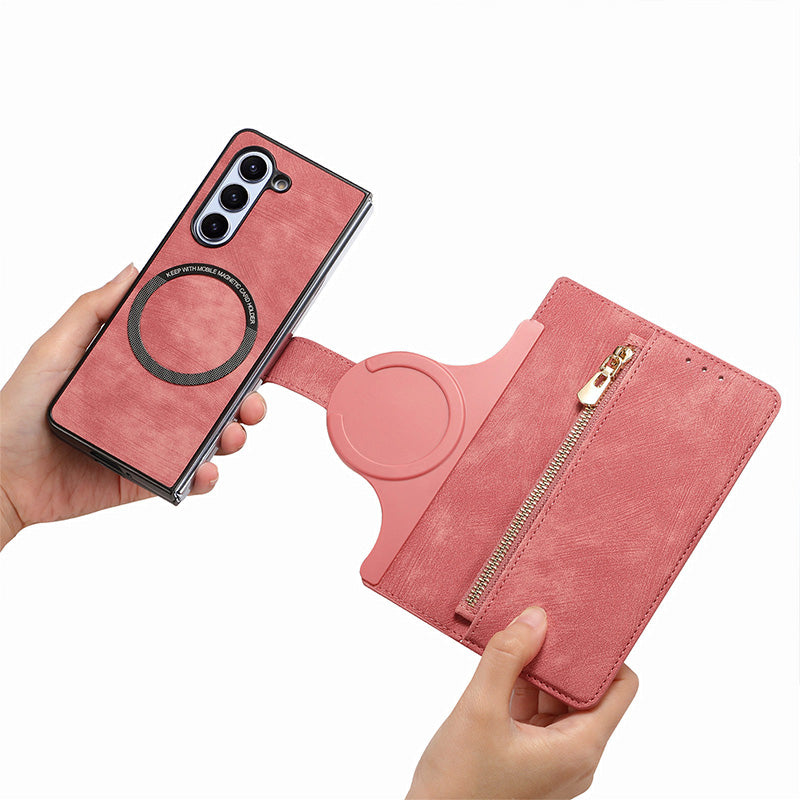 Abnehmbare magnetische Brieftasche für das Handy