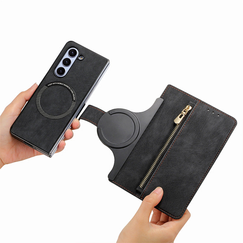 Abnehmbare magnetische Brieftasche für das Handy