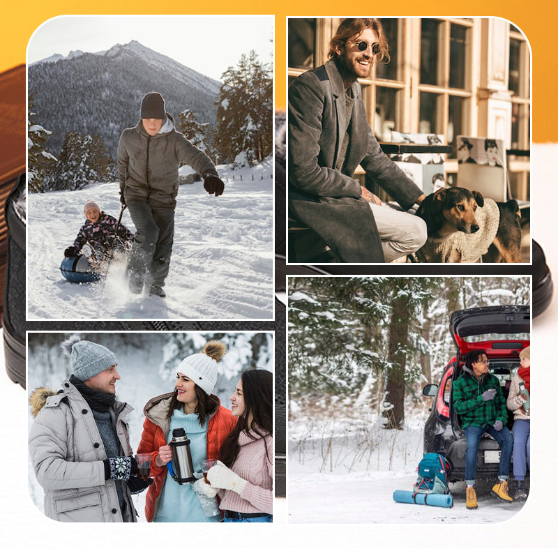 ORTHOPÄDISCHE WARME SCHNEESTIEFEL FÜR MÄNNER WASSERDICHTE RUTSCHFESTE WINTERSTIEFEL AUS FLEECE