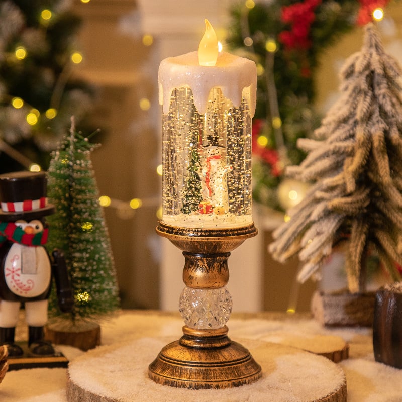 🎅Heiße Aktion🎅Weihnachtskerze Nachtlicht🕯️