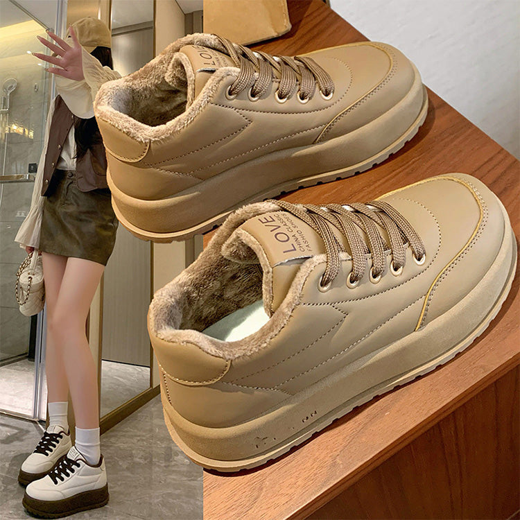 Warme lƤssige Damenschuhe mit Plateauš„Kostenlose Lieferungš„
