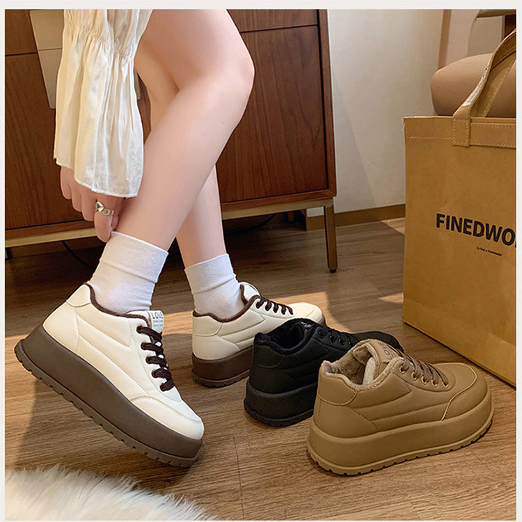 Warme lƤssige Damenschuhe mit Plateauš„Kostenlose Lieferungš„
