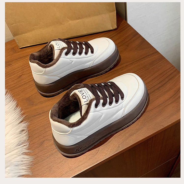 Warme lƤssige Damenschuhe mit Plateauš„Kostenlose Lieferungš„