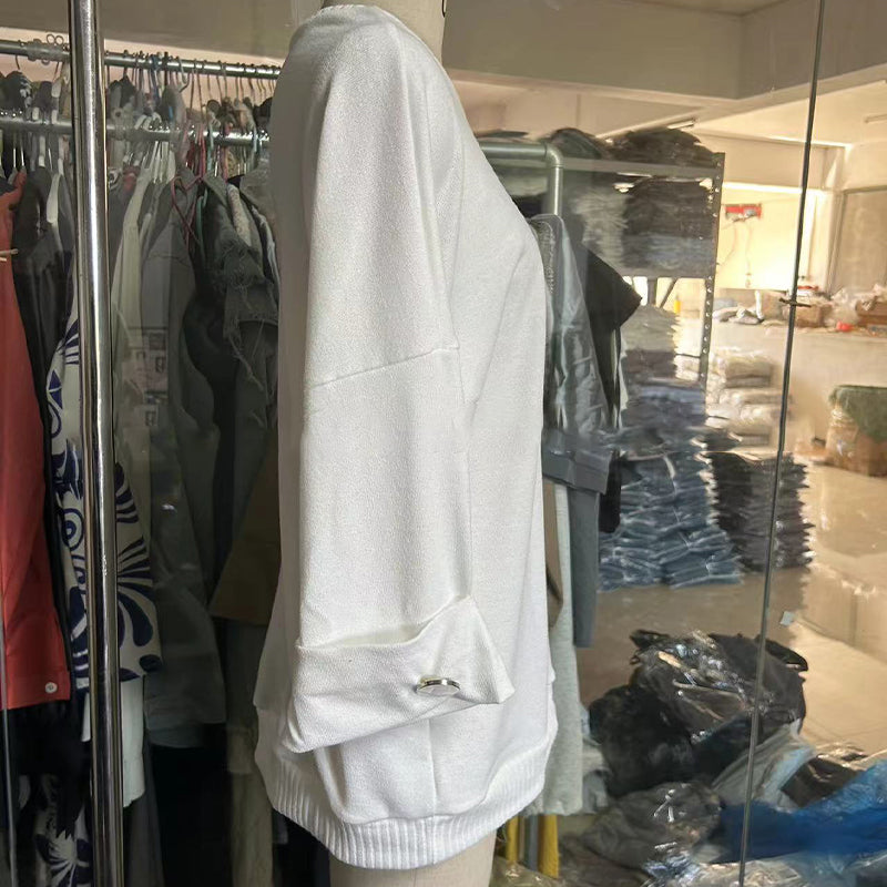 👚HEISSER VERKAUF 49% - Klassisches, einfarbiges Strickoberteil für Damen