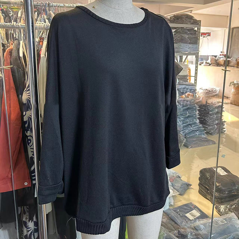 👚HEISSER VERKAUF 49% - Klassisches, einfarbiges Strickoberteil für Damen