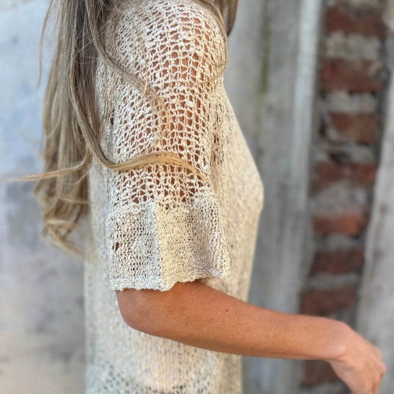 💐2025 Frühjahrsverkauf - 49% Rabatt! 🔥 Unifarbenes Damen-Stricktop mit einem Knopf