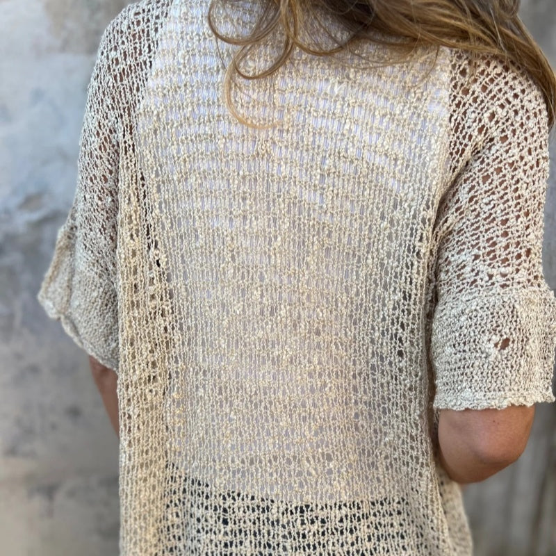 💐2025 Frühjahrsverkauf - 49% Rabatt! 🔥 Unifarbenes Damen-Stricktop mit einem Knopf