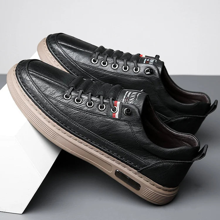 Italienische handgefertigte Leder Fahr atmungsaktiv Freizeitschuhe
