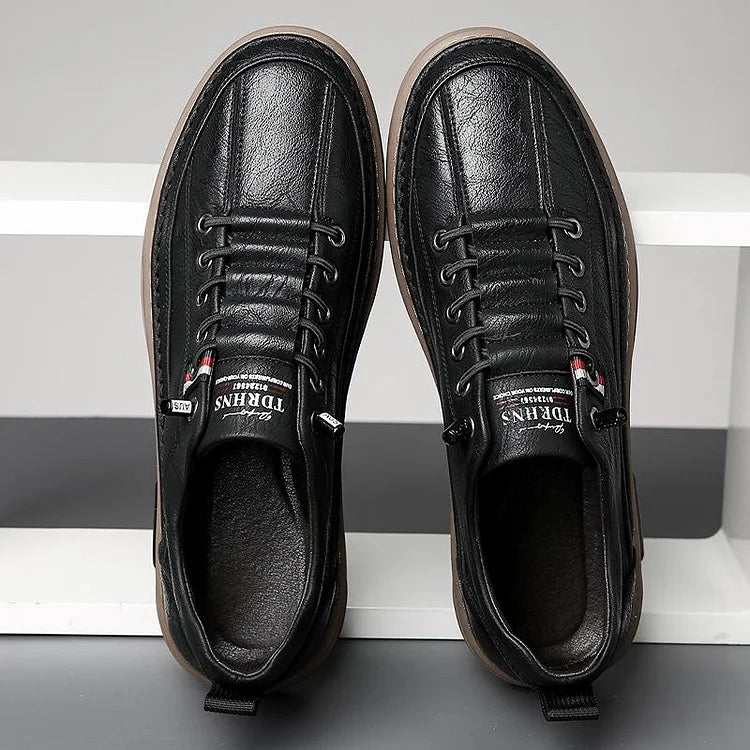 Italienische handgefertigte Leder Fahr atmungsaktiv Freizeitschuhe