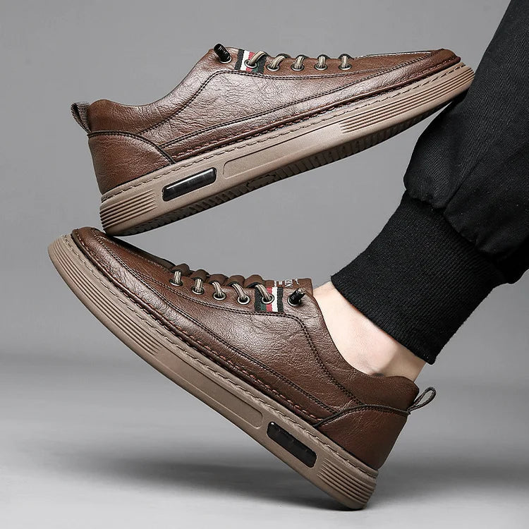 Italienische handgefertigte Leder Fahr atmungsaktiv Freizeitschuhe