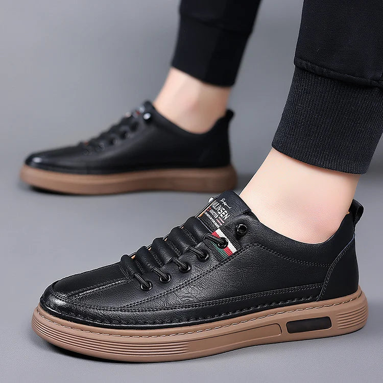 Italienische handgefertigte Leder Fahr atmungsaktiv Freizeitschuhe