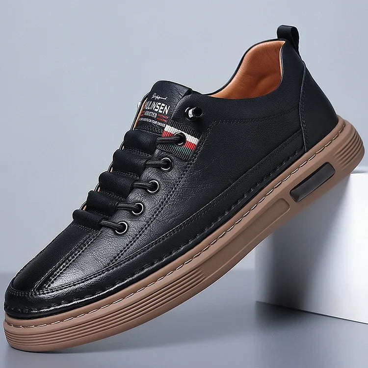 Italienische handgefertigte Leder Fahr atmungsaktiv Freizeitschuhe