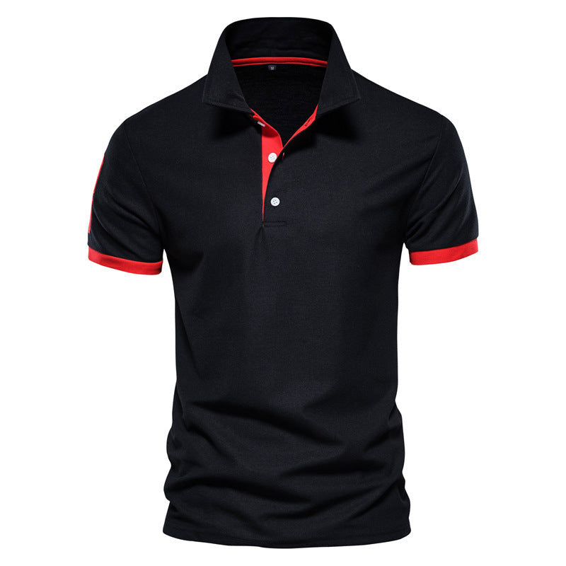 Men's Fawn Besticktes Kurzarmhemd