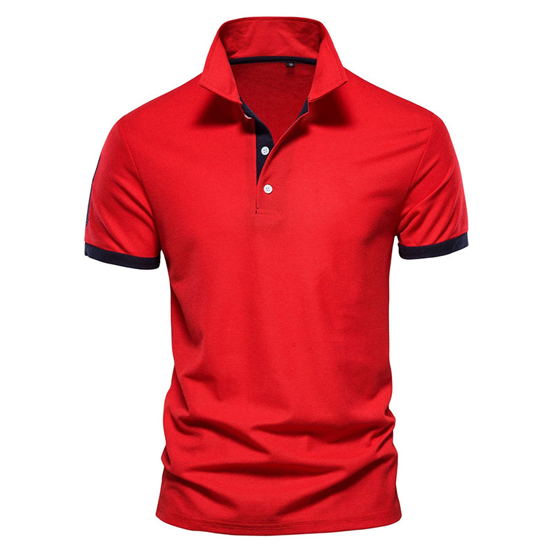 Men's Fawn Besticktes Kurzarmhemd
