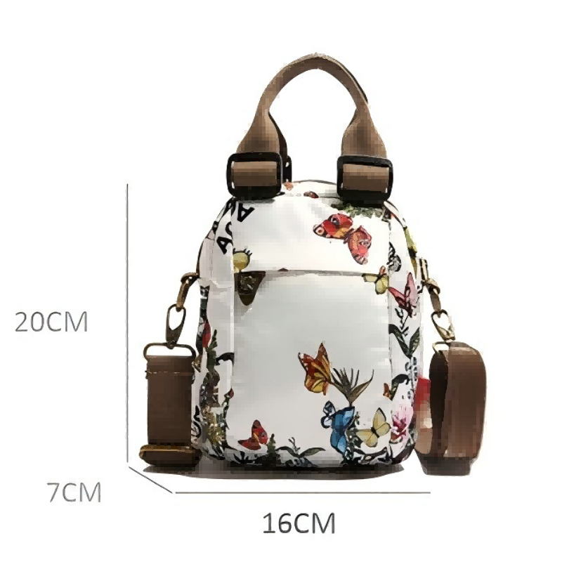 Damenmode Print Mehrschichtige Umhängetasche