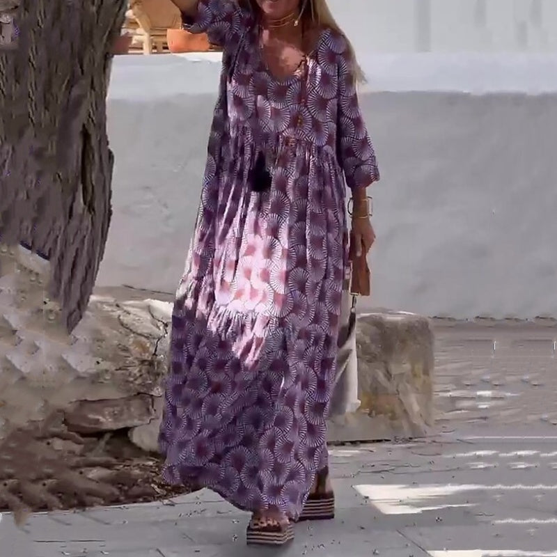 Plus Size Casual Flowy Kleid für Frauen