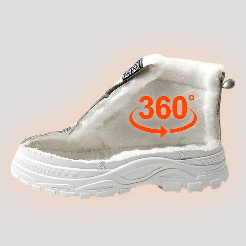 Wasserdichte, warme Schnürstiefelette für Damen