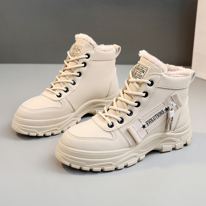 Wasserdichte, warme Schnürstiefelette für Damen