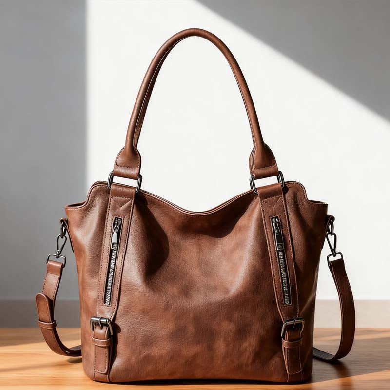 Geräumige Tasche für Frauen, lässiger Stil