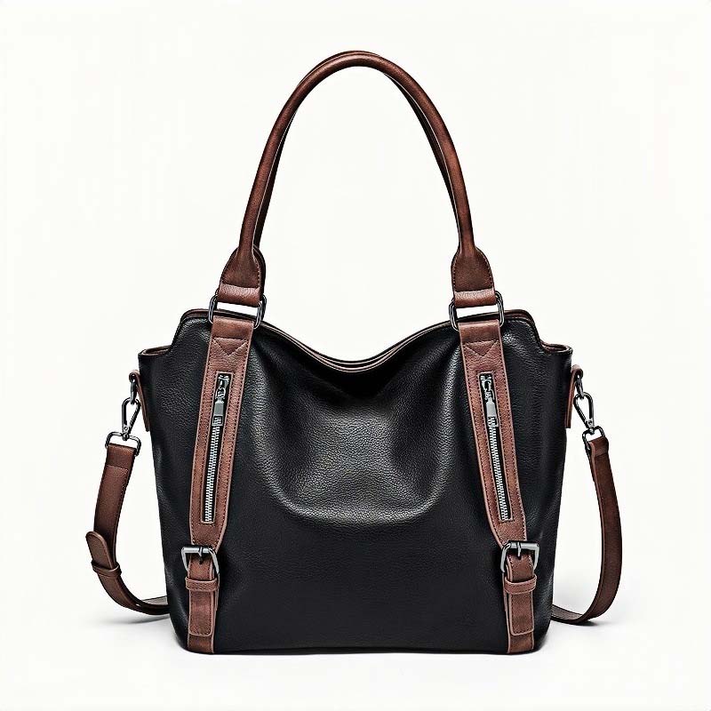 Geräumige Tasche für Frauen, lässiger Stil