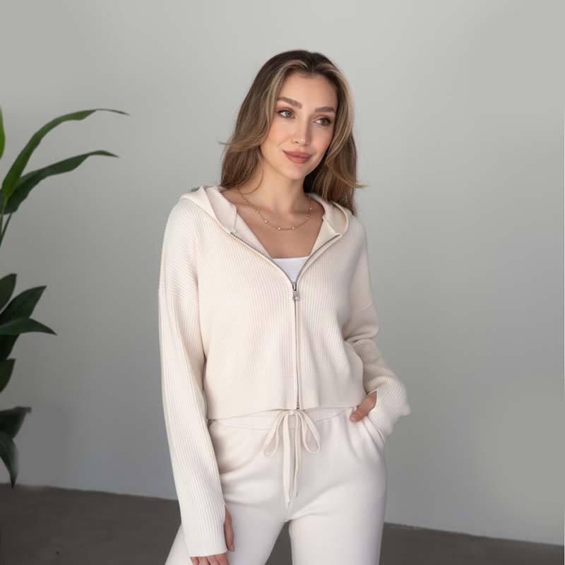 🎁2026 Neuheiten 50 % RABATT💥 Damenmode Kapuzenoberteil & weit geschnittene Hose 2-teiliges Set