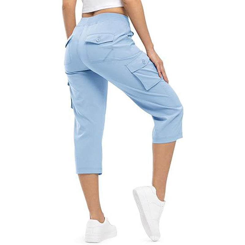 Leichte Cargo-Caprihosen für Damen