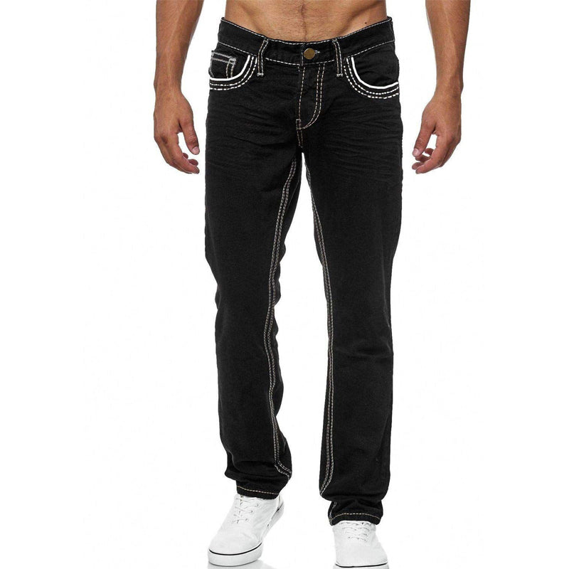 👖 AUSSERGEWÖHNLICHE AKTION 50% RABATT! ⏰ Herren Jeans mit Doppelnaht & Hoher Elastizität – Moderner Schnitt & Komfort – Strapazierfähiger Stretch-Stoff – Ideal für den Alltag oder Reisen – Zeitloser & Schlanker Look ✨🔥🛒