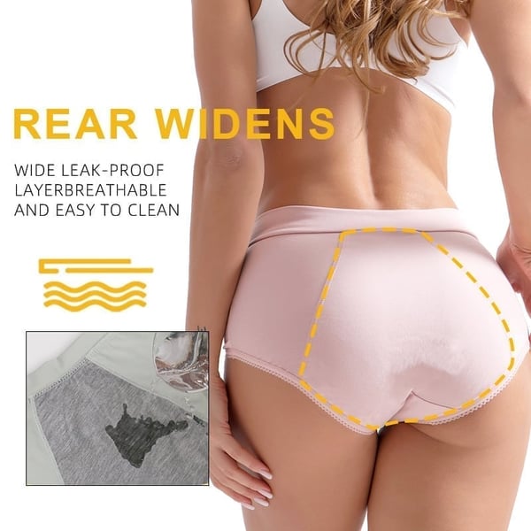 Auslaufsichere Höschen mit hoher Taille -🔥 1 kaufen und 2 gratis erhalten🔥