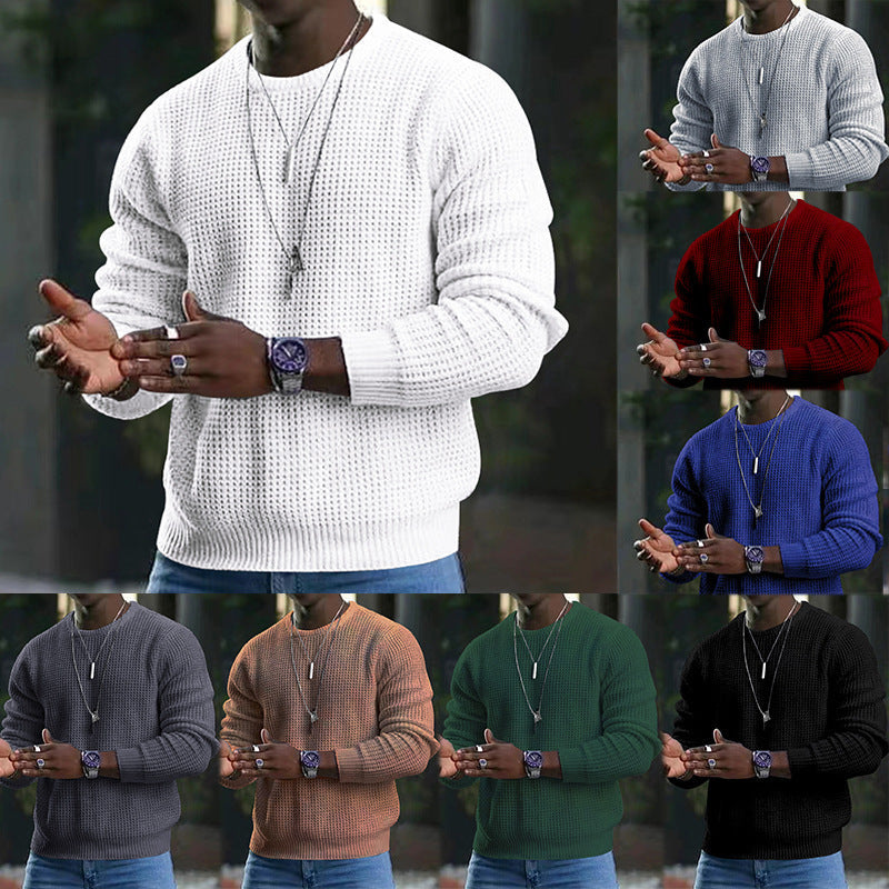 ?Freitagsverkauf schwarz-49%OFF??Pullover mit Rundhalsausschnitt und langen Ärmeln