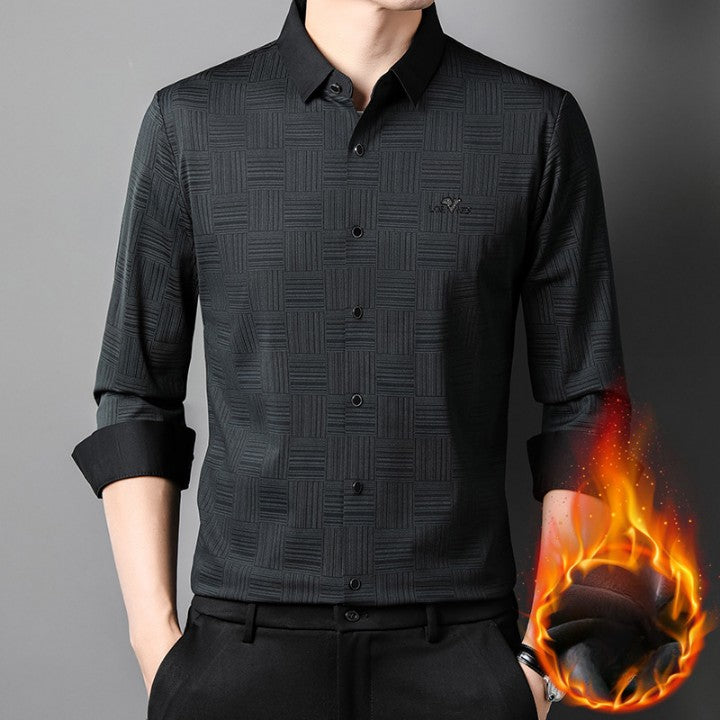 🔥BUY 2 Kostenloser Versand🔥Herren Langarm faltenfreies Freizeithemd