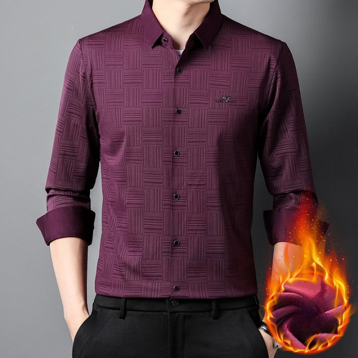🔥BUY 2 Kostenloser Versand🔥Herren Langarm faltenfreies Freizeithemd